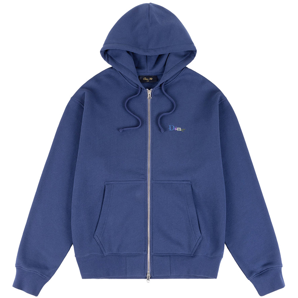 Dime MTL Friends Zip Hoodie Night Blue