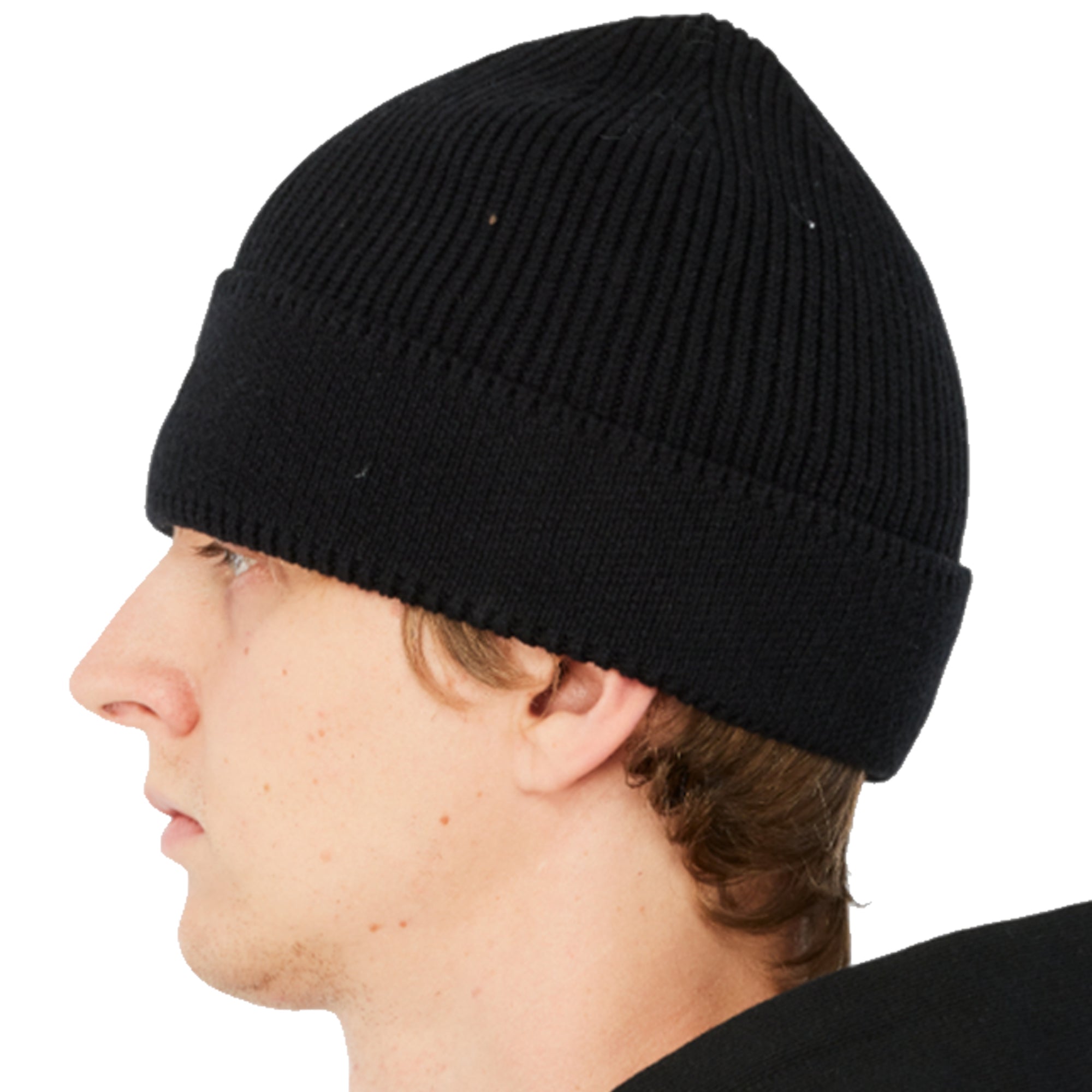 Dime MTL Cursive Rib Beanie Black