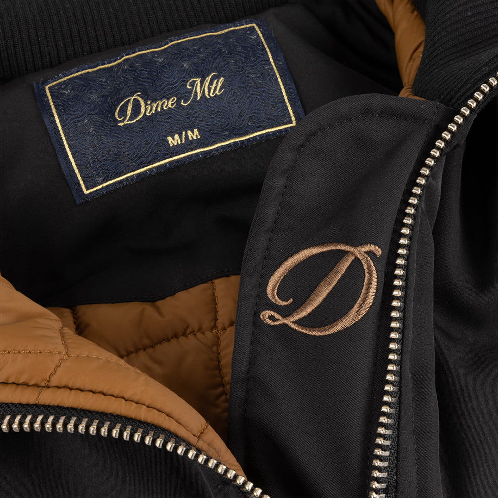 Dime MTL Insulated Bomber Jacket Black