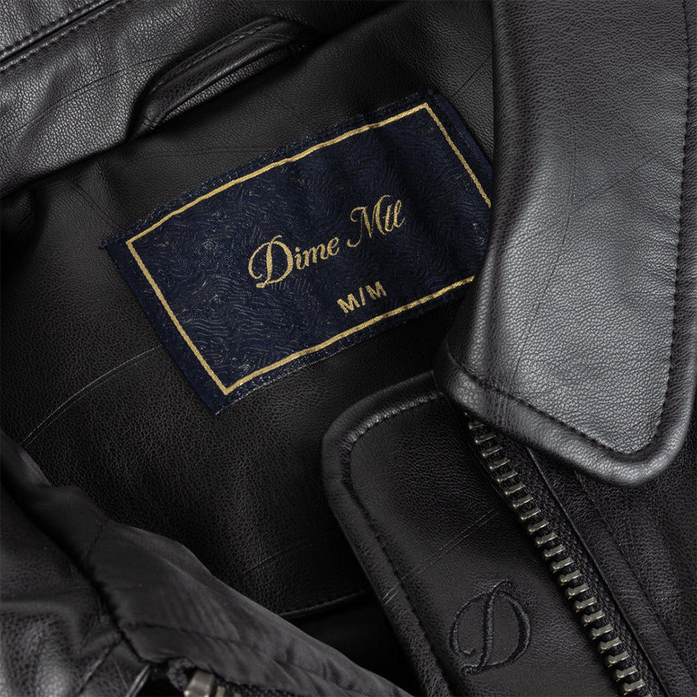 Dime MTL Debossed Wavy Jacket Black