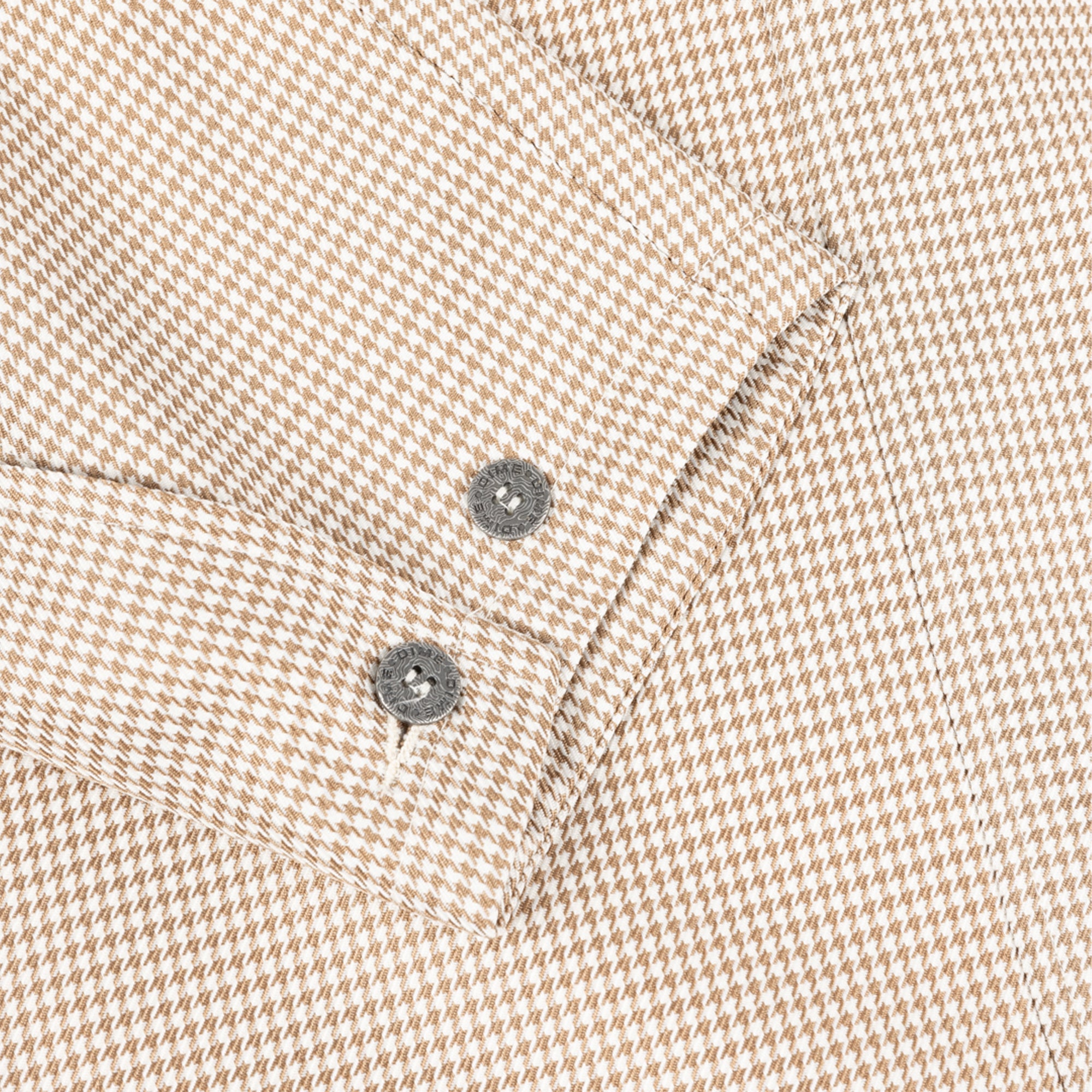 Dime MTL Houndstooth Jacket Beige