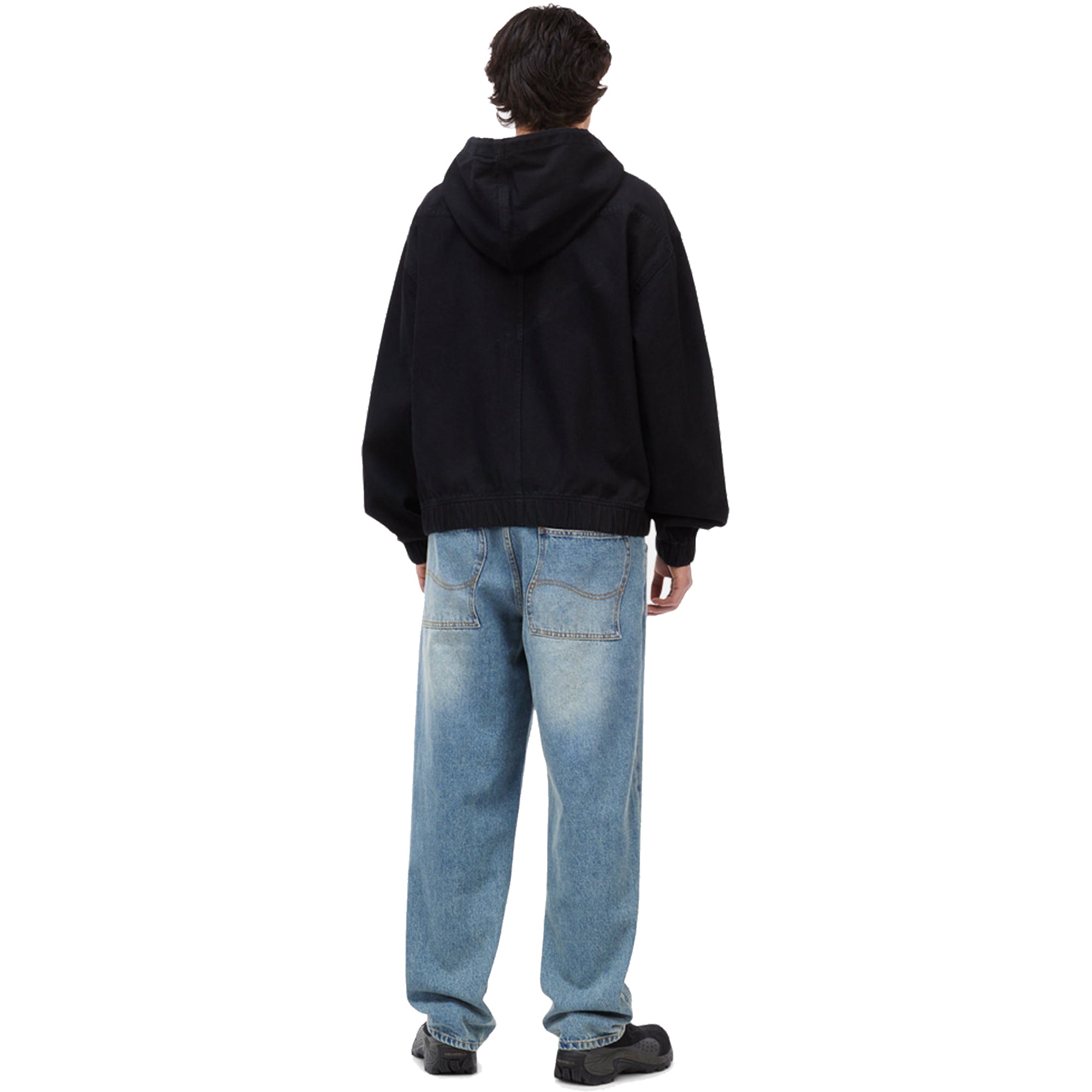 Dime MTL Hooded Denim Jacket Black