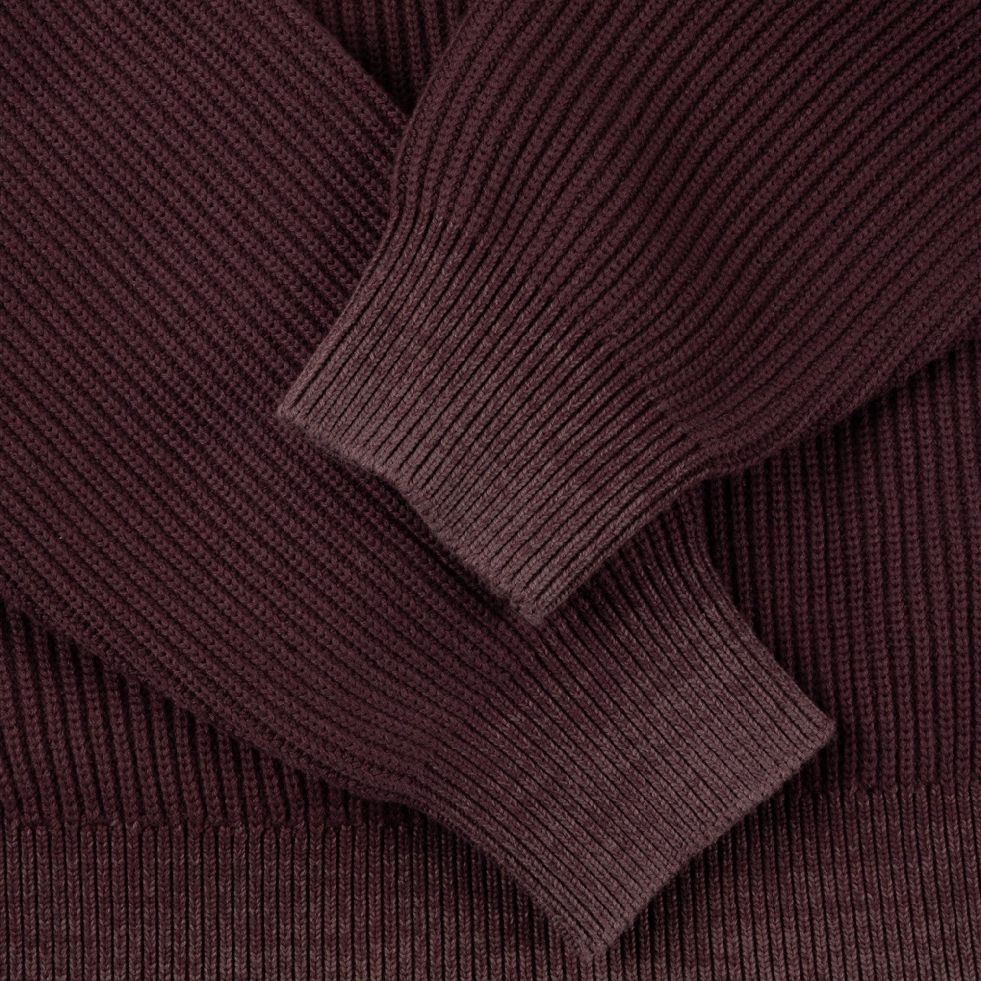 Dime MTL Double Zip Knit Wine