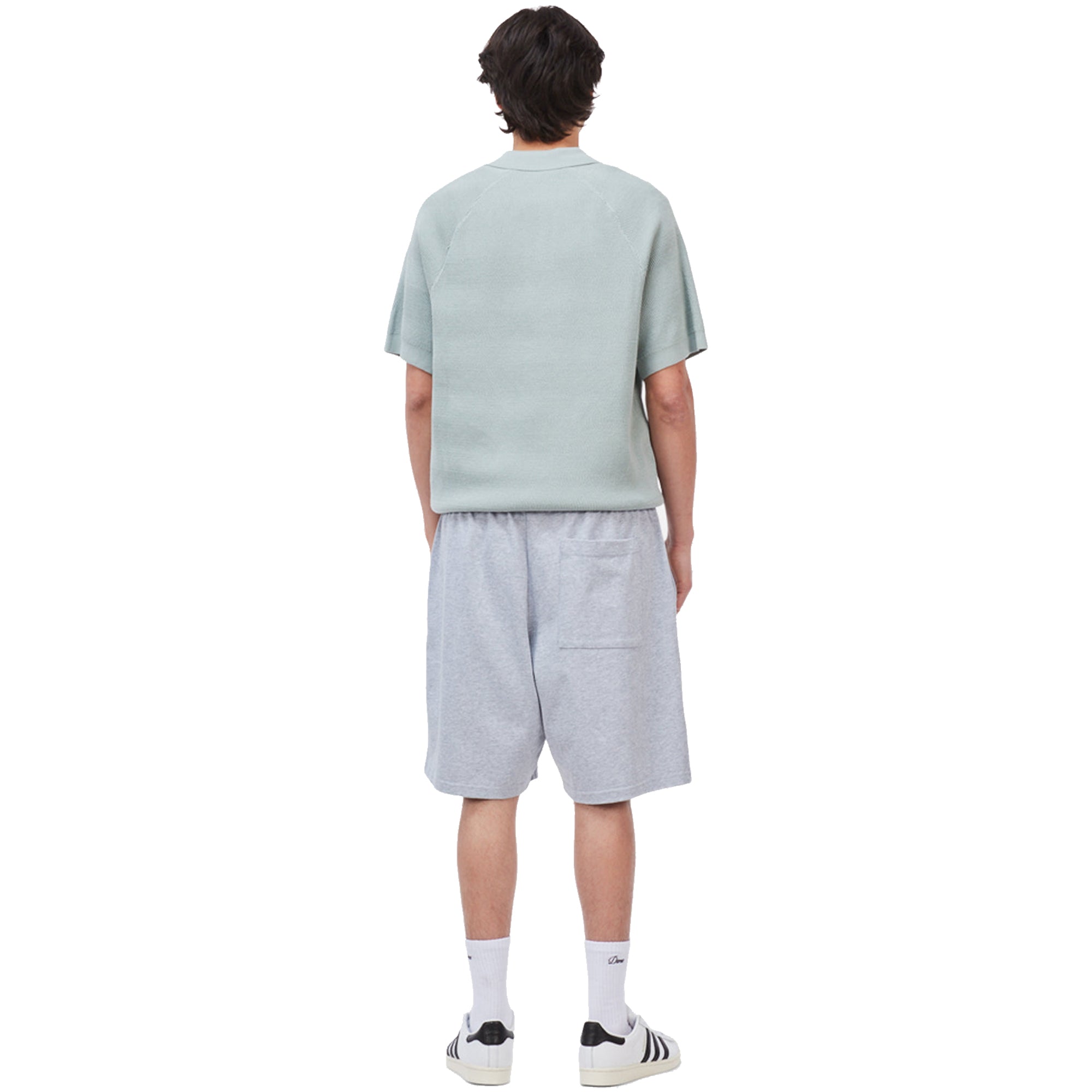 Dime MTL Cable Knit Polo Seafoam