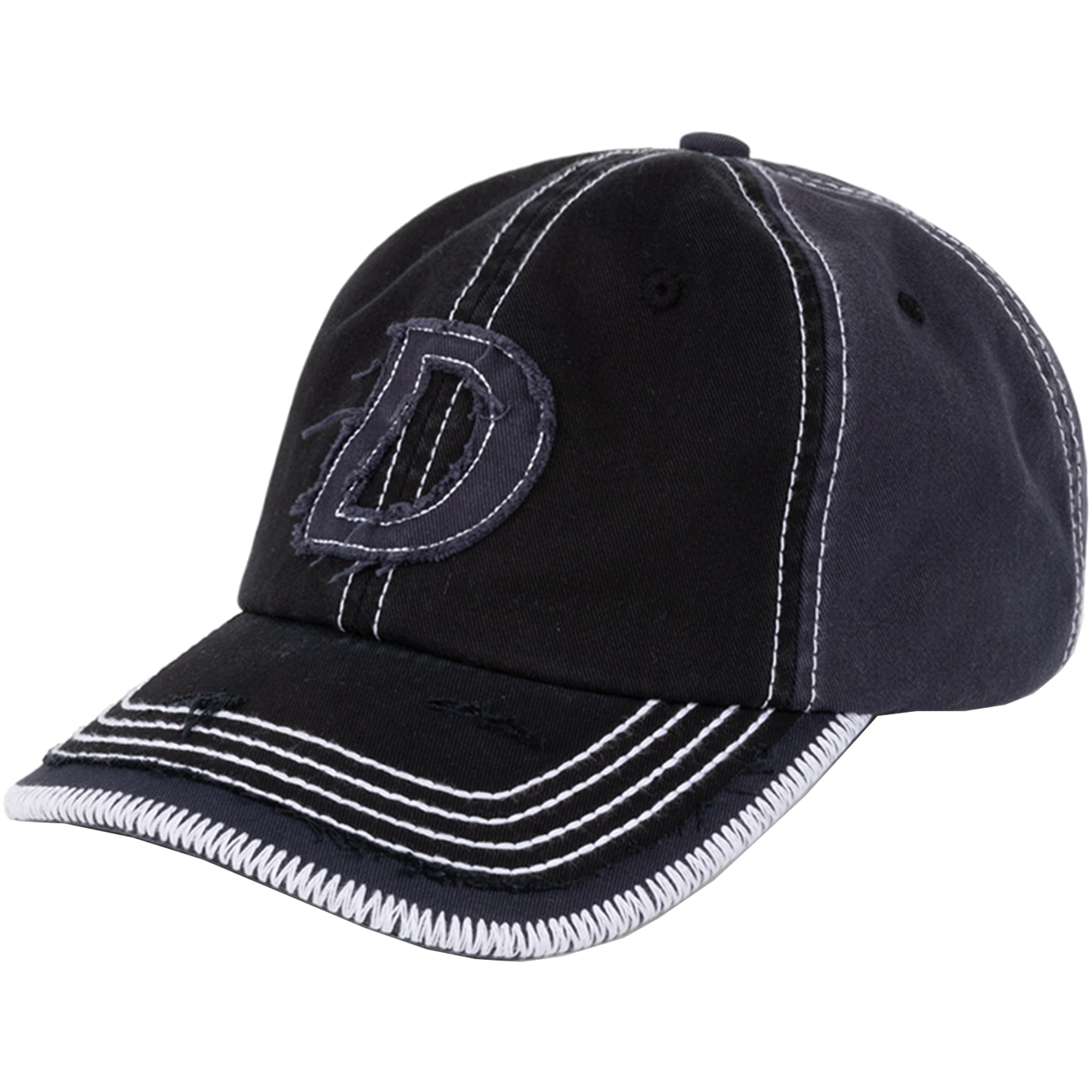 Dime MTL Wavy D Low Pro Cap Black