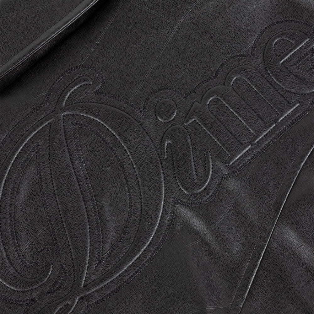 Dime MTL Debossed Wavy Jacket Black