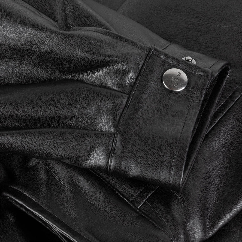 Dime MTL Debossed Wavy Jacket Black