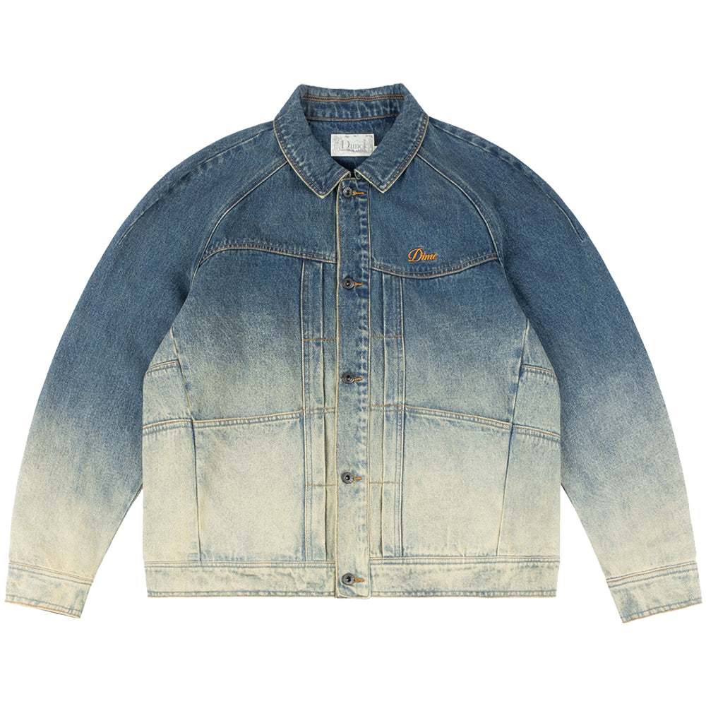Dime MTL Denim Jacket Dipped Sandblasted Indigo