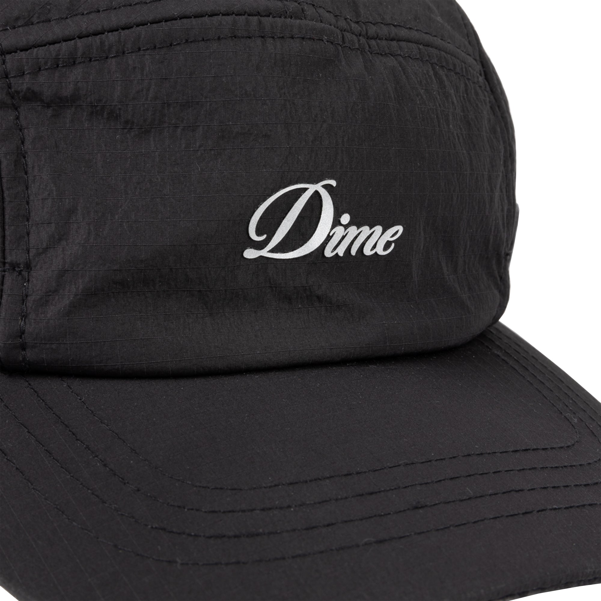 Dime MTL Cursive Earflap Cap Black