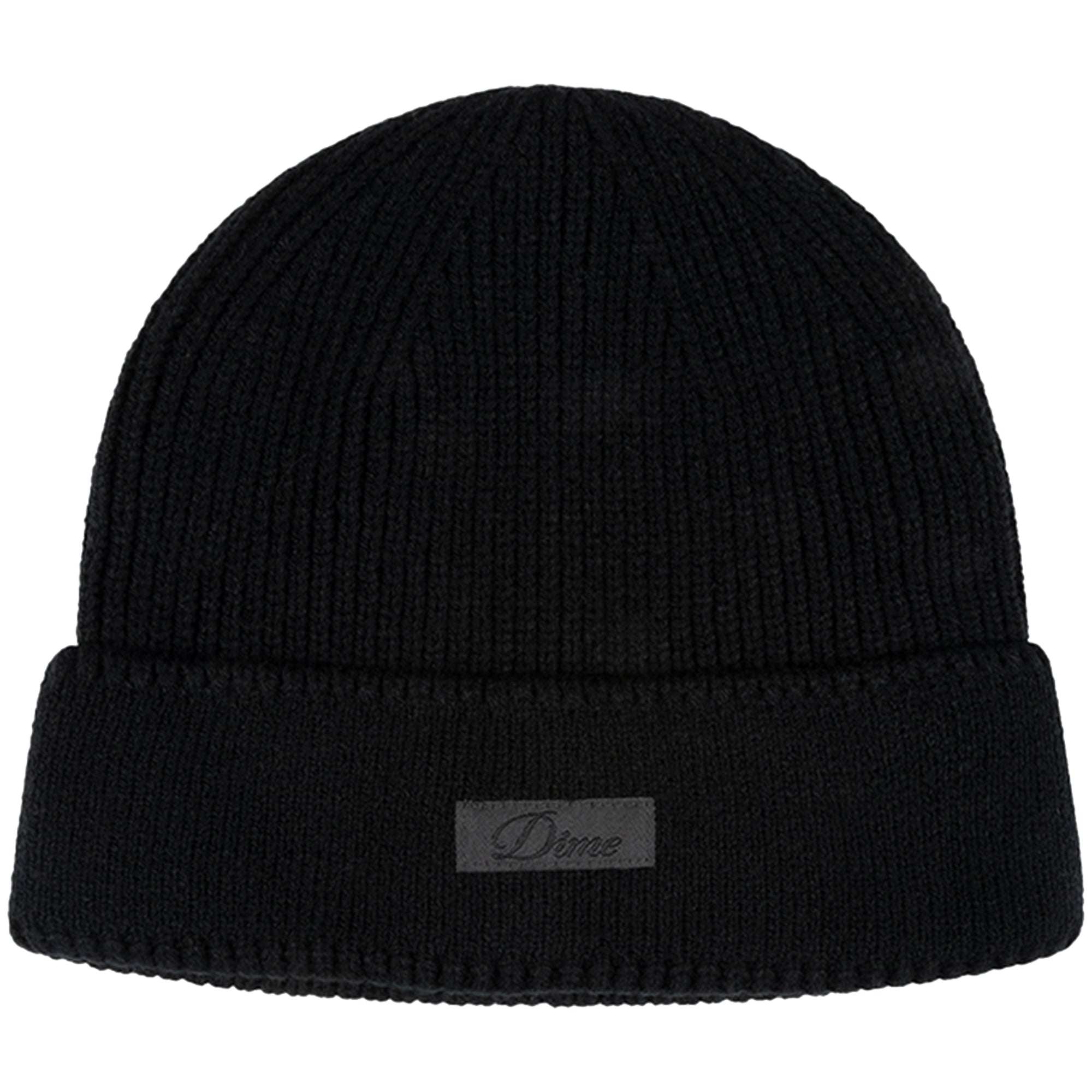 Dime MTL Cursive Rib Beanie Black
