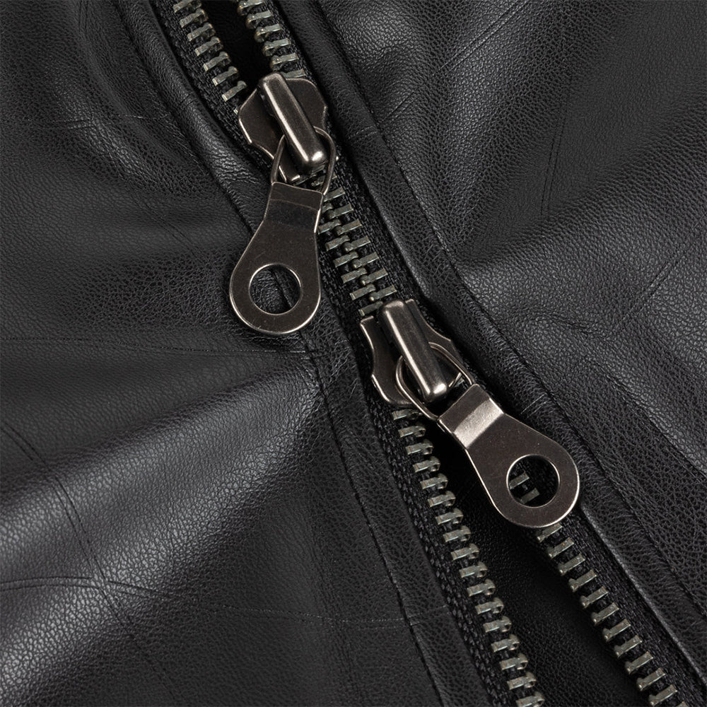 Dime MTL Debossed Wavy Jacket Black