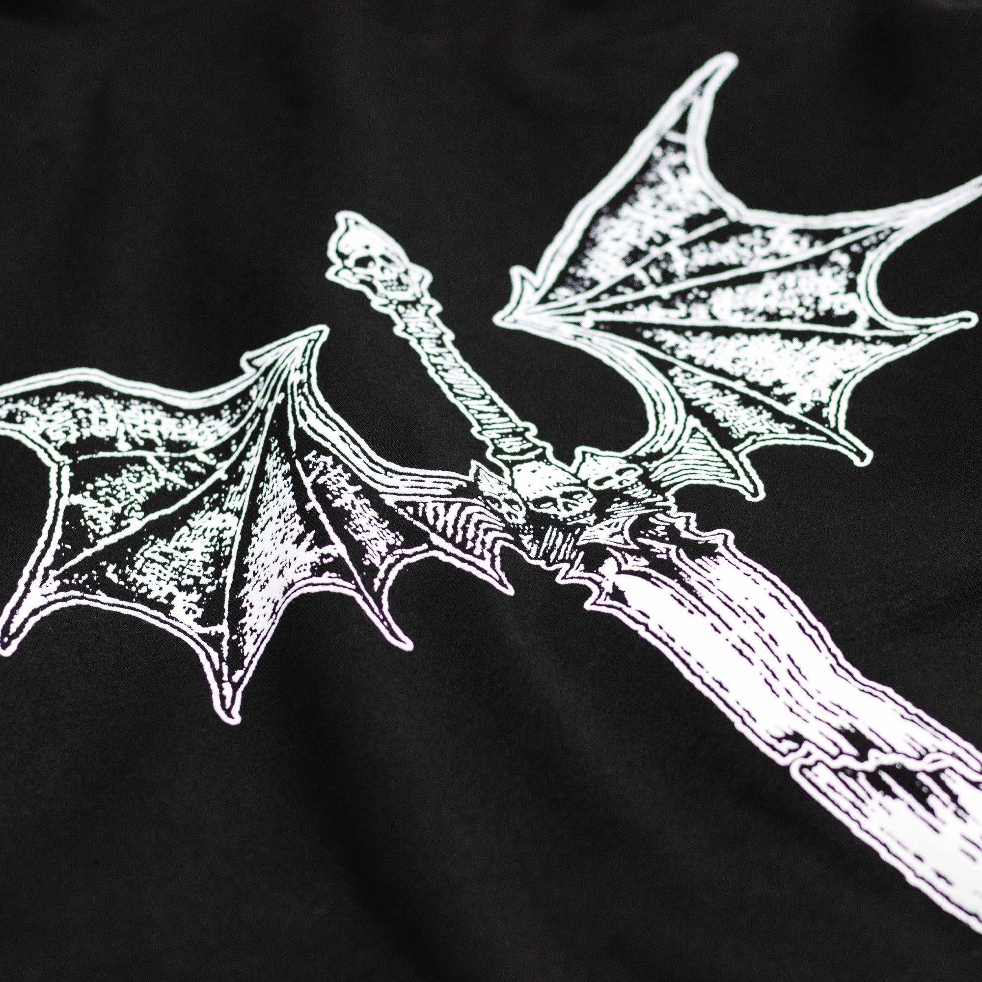 Dungeon Gateway Night Wing Zip-Up Hooded Sweatshirt Black