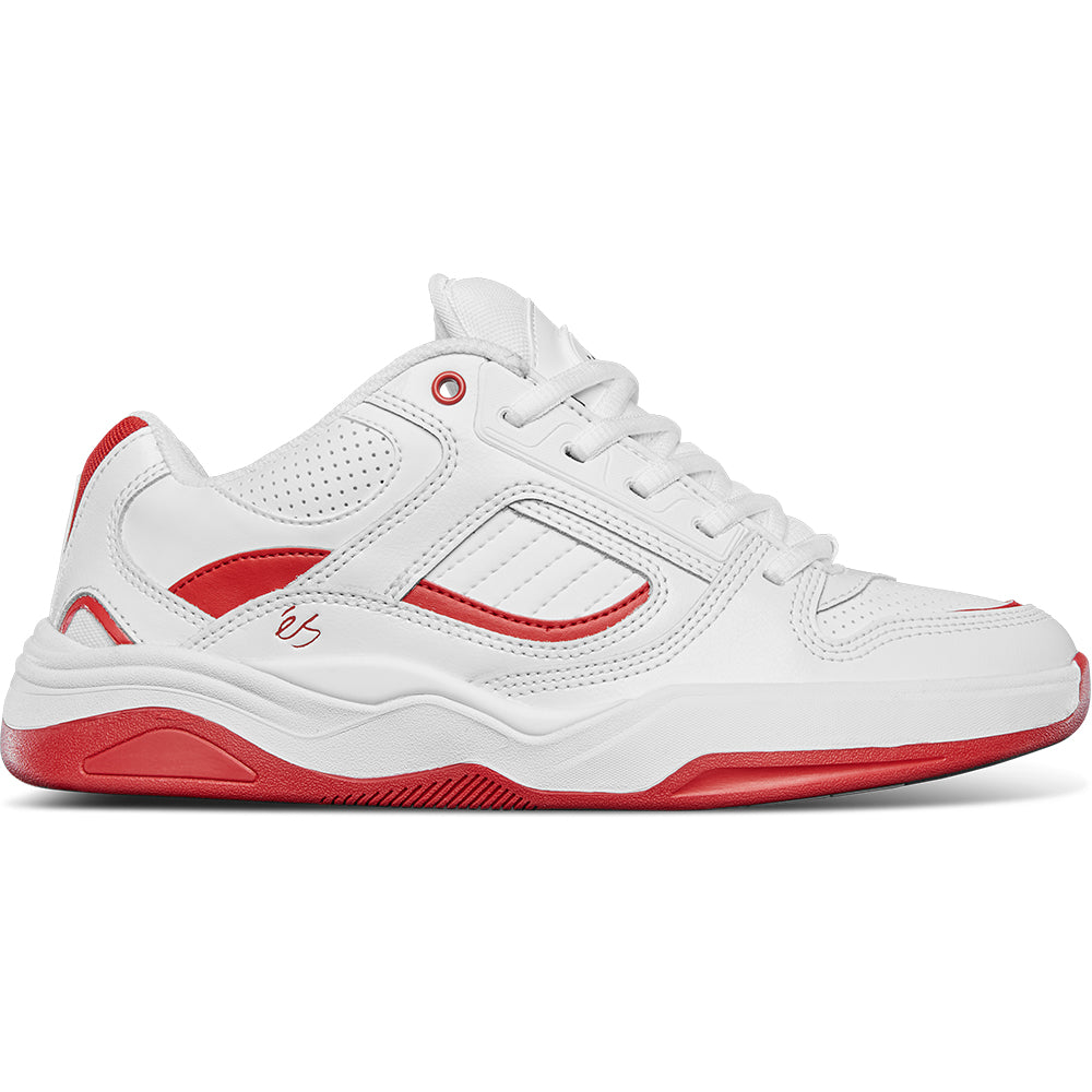 éS TJ Rogers Shoes White/Red