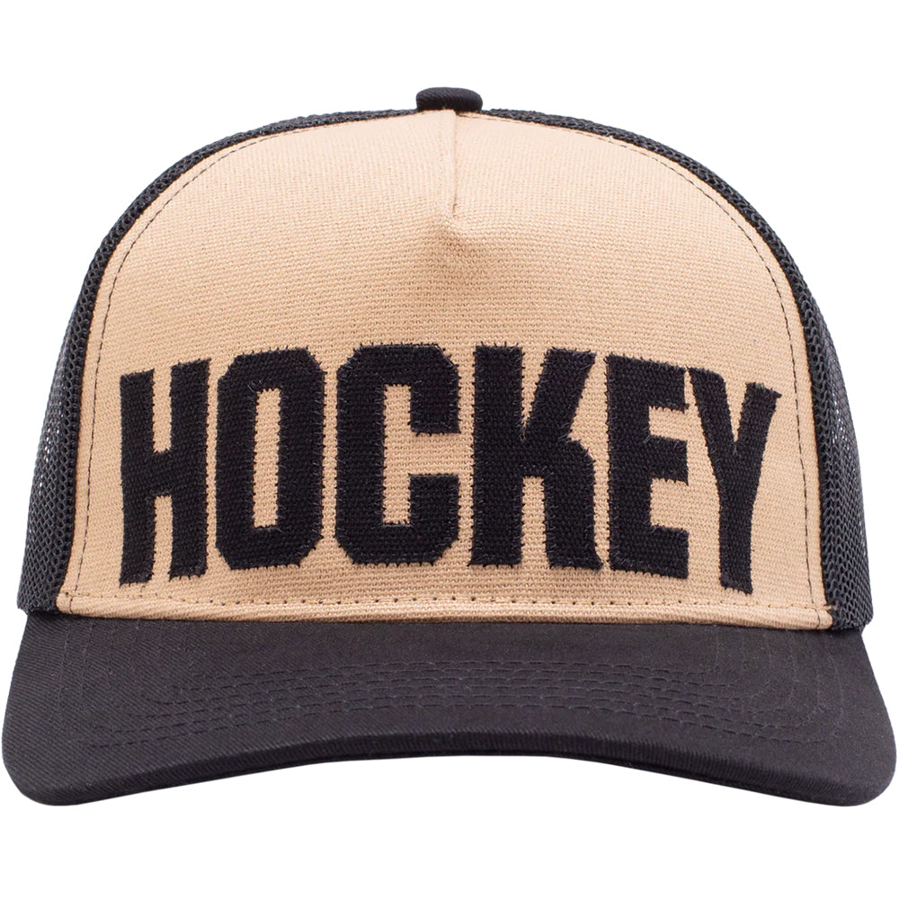 Hockey Truck Stop Hat 2 Black/Cream