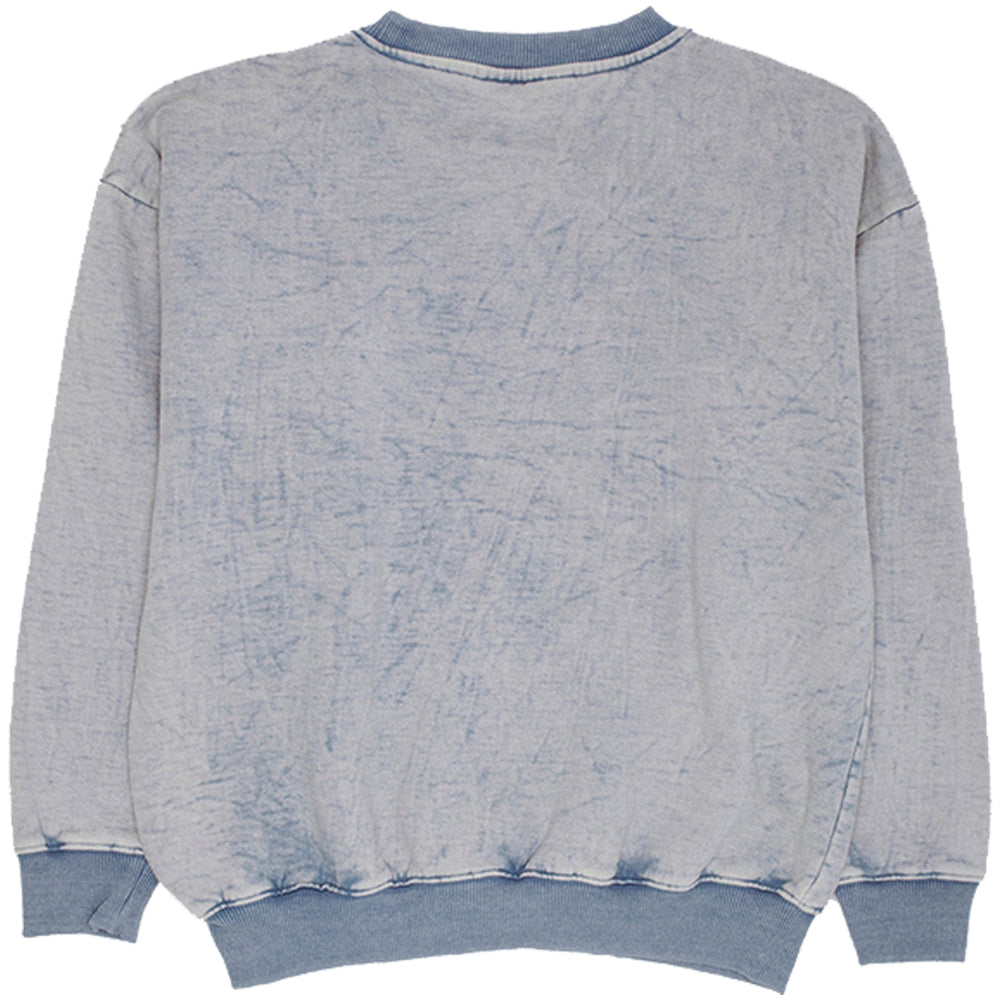 Fucking Awesome Little Stamp Snow Wash Sweatshirt Dusty Blue