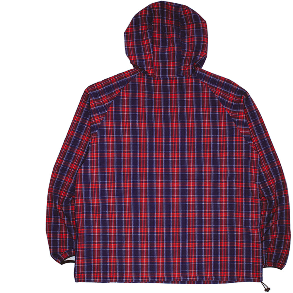Fucking Awesome Plaid Anorak Maroon