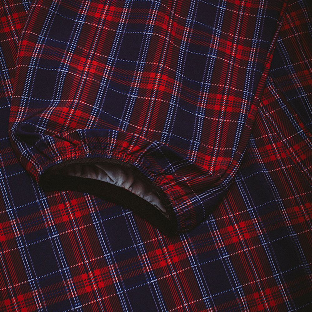 Fucking Awesome Plaid Anorak Maroon