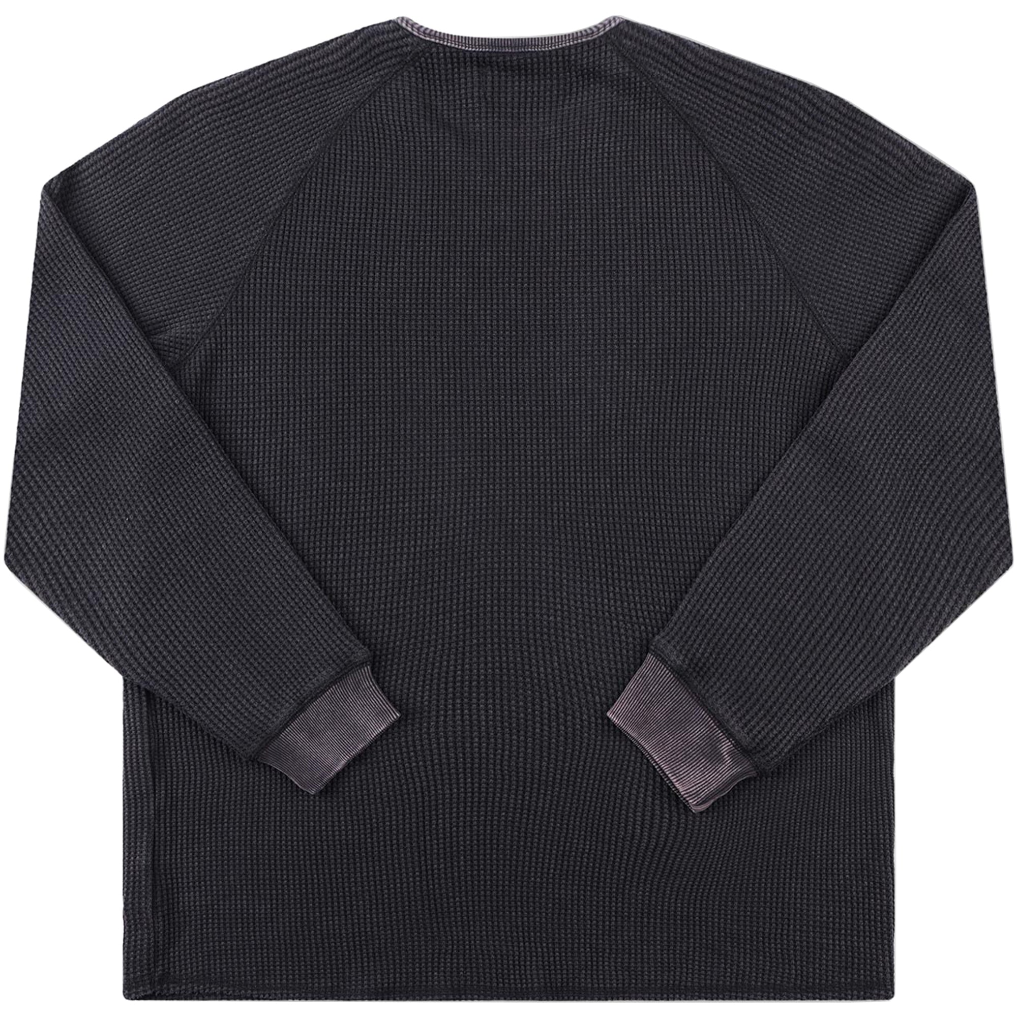 Former Ag Acid Long Sleeve Waffle Acid Black
