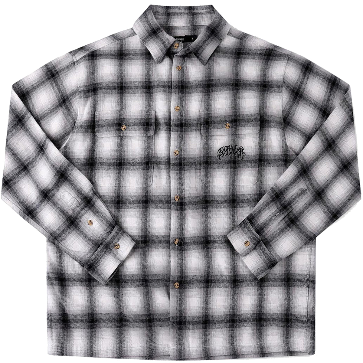 Former Vivian Flannel Shirt Black/Grey