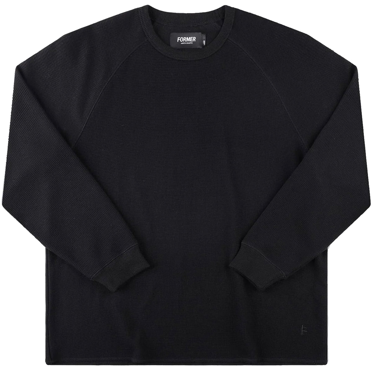 Former AG Raglan Waffle Black