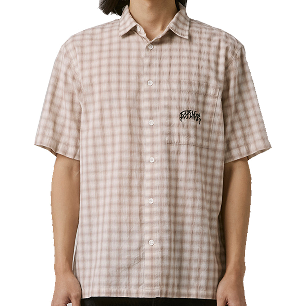 Former Manners Check Shirt Taupe