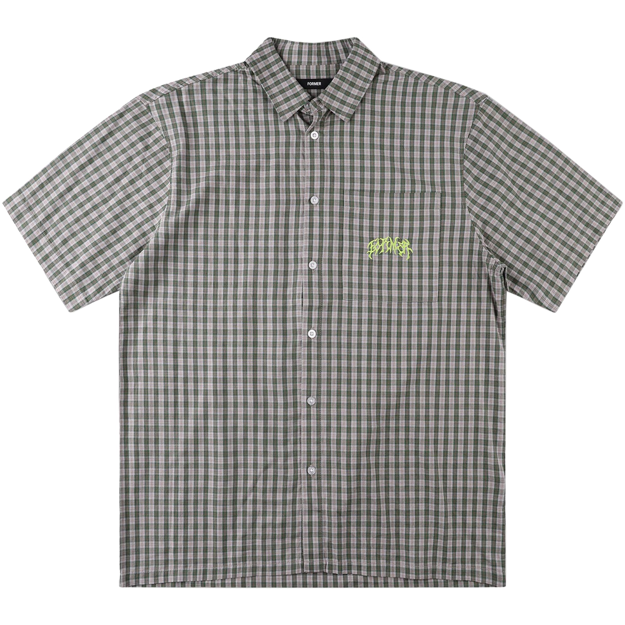 Former Vivian Check Short Sleeve Shirt Pine