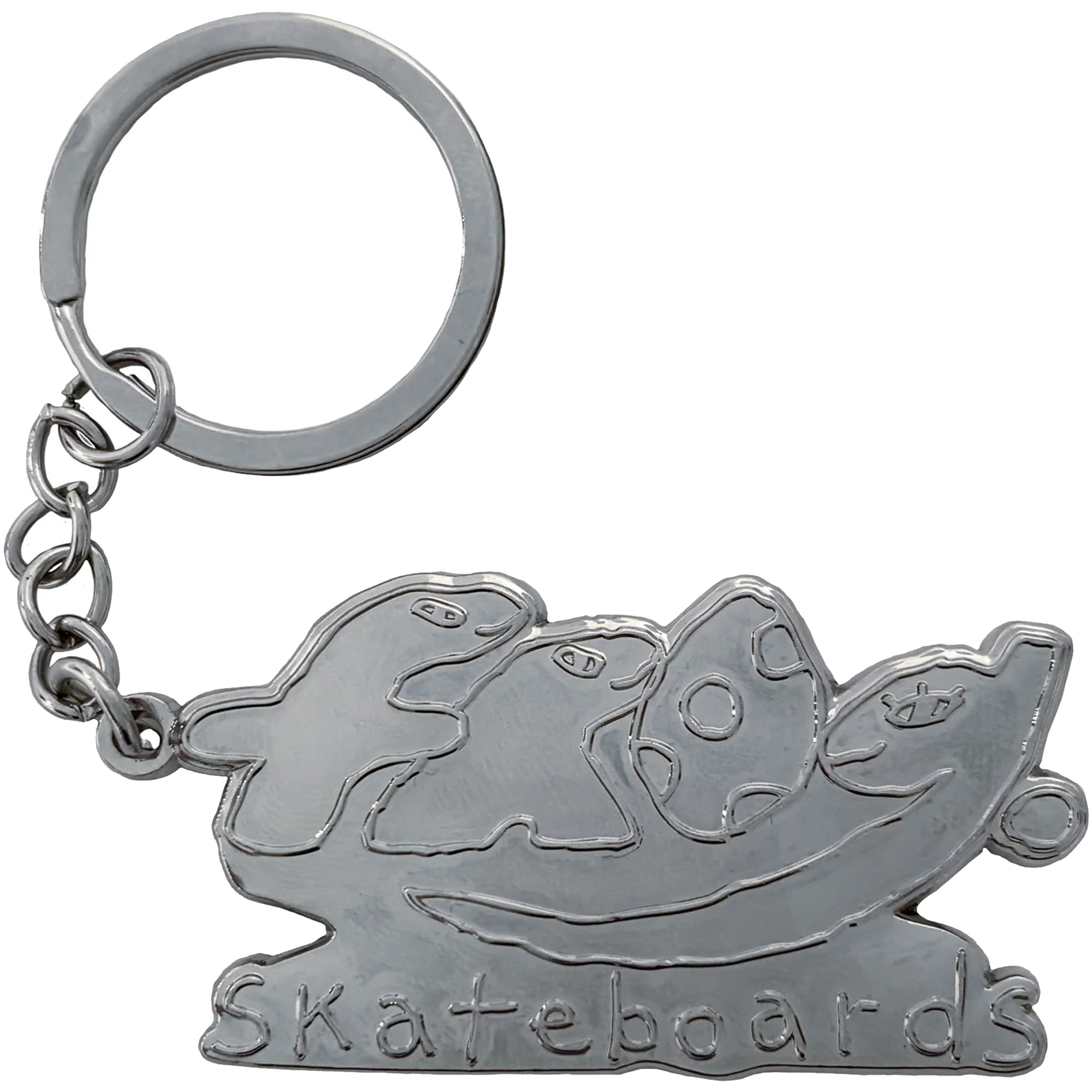 Frog Dino Logo Keychain