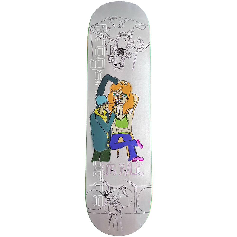 Frog Chris Millic Make Up Artist Skateboard Deck 8.38"