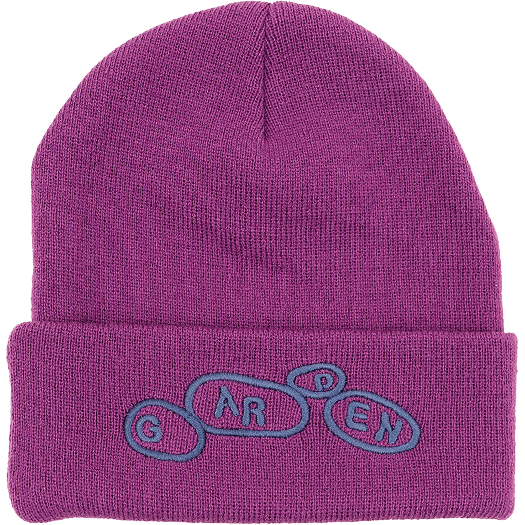 Garden Pebbles Watch Beanie Purple