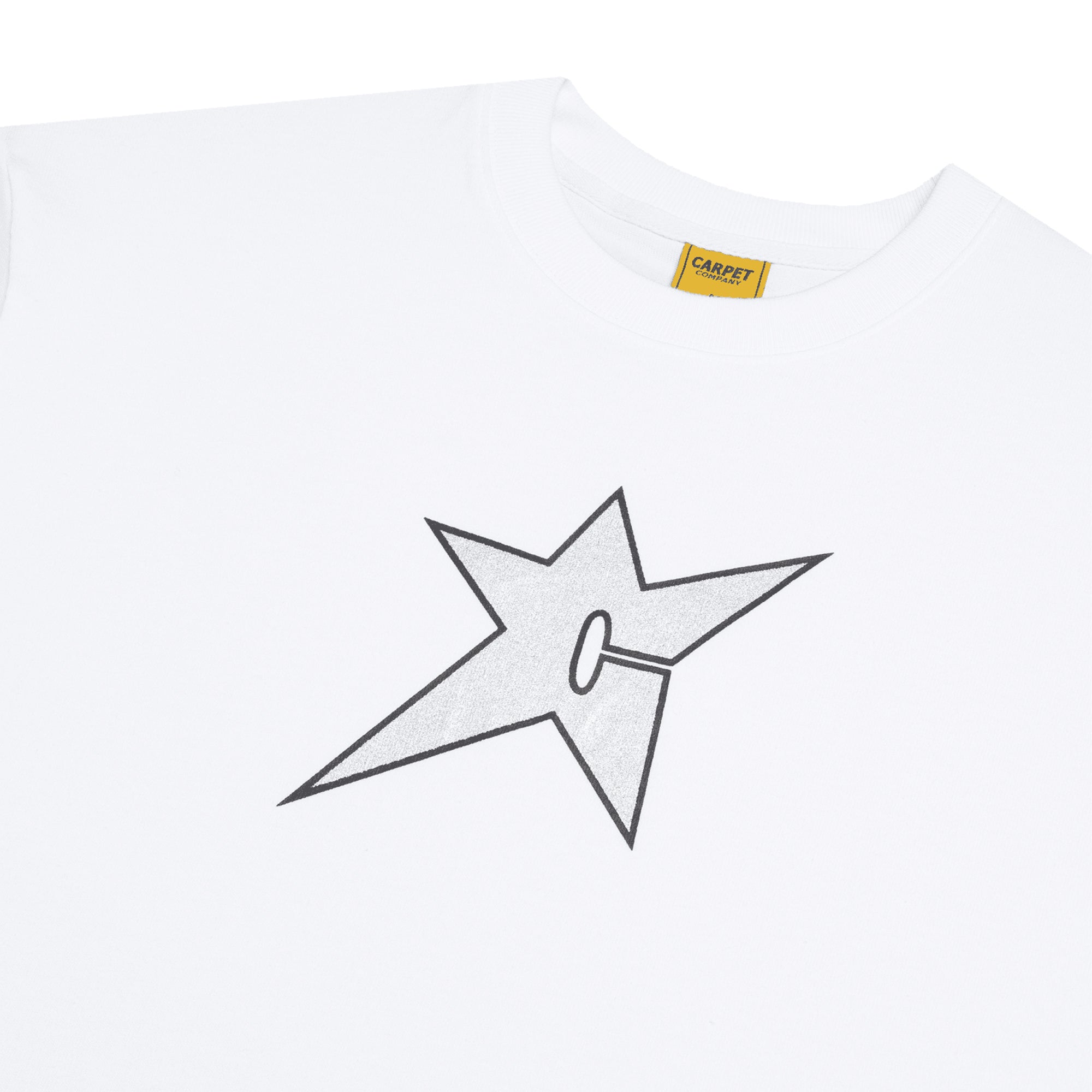 Carpet Company C-Star Metallic Tee White