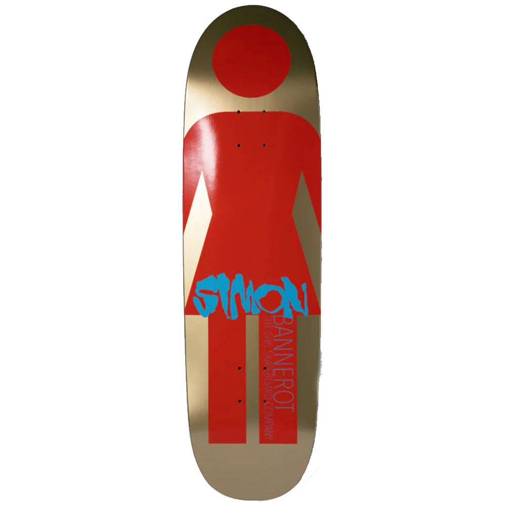 Girl Simon Bannerot Giant Metal OG Loveseat Skateboard Deck 9"