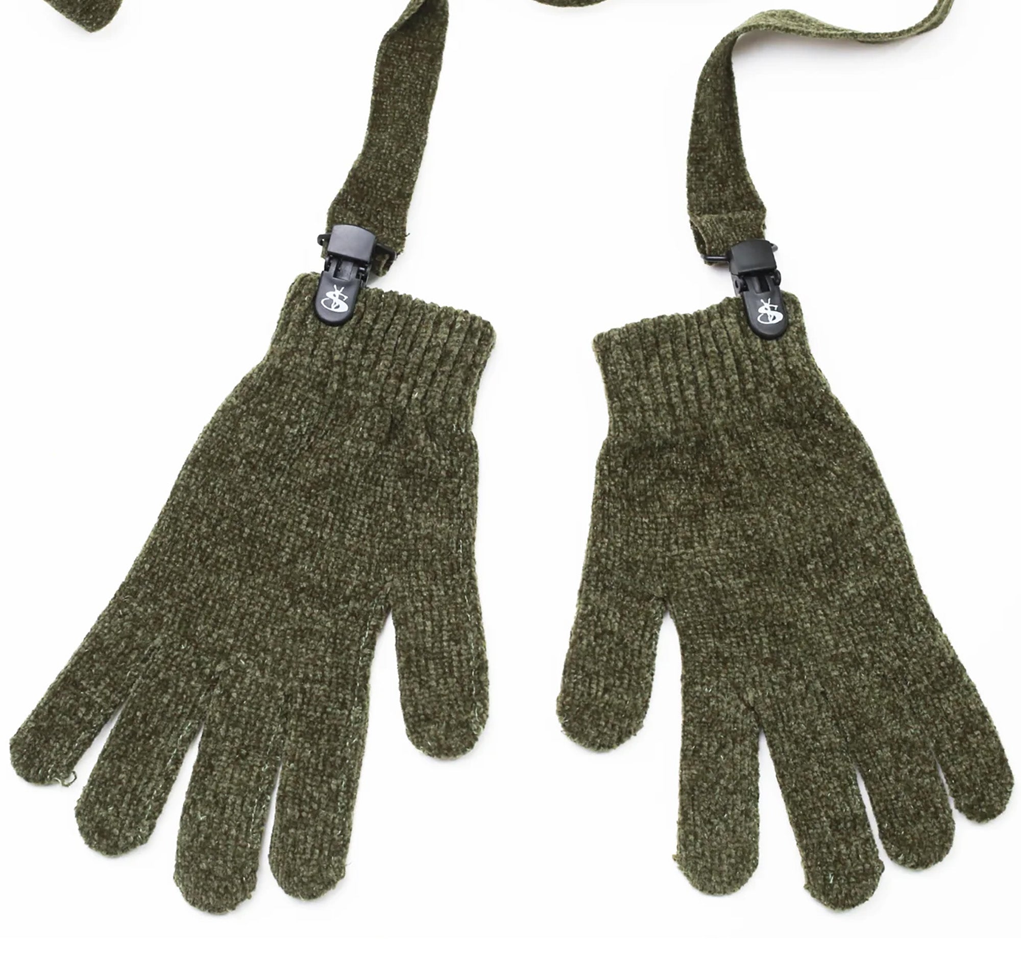 Yardsale Chenille Gloves Green