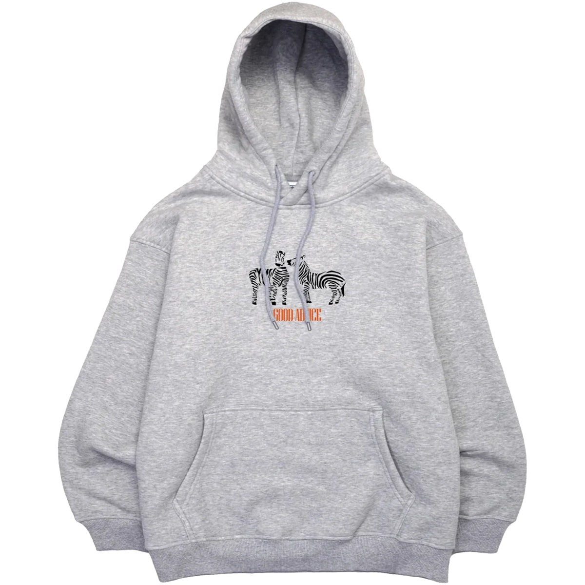 Good Advice Zebra Hoodie Sport Grey