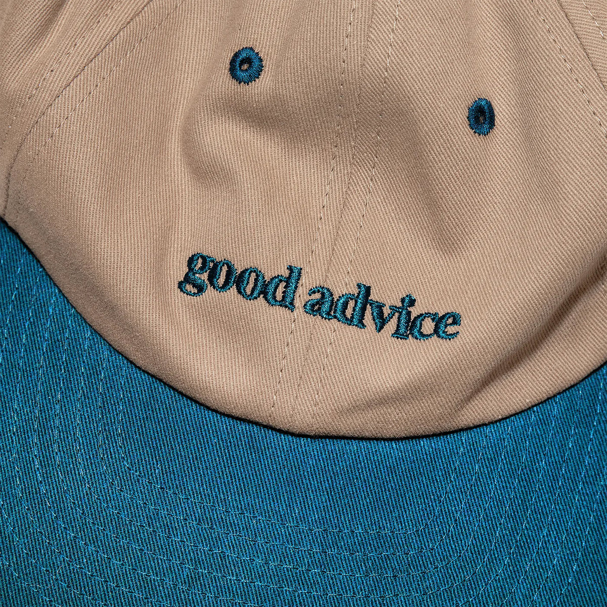 Good Advice Logo Cap Sand/Navy