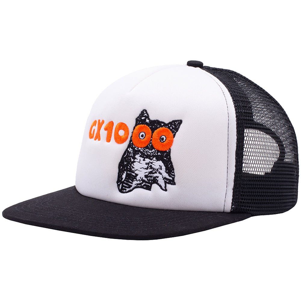 GX1000 Owl Trucker Hat Black/White
