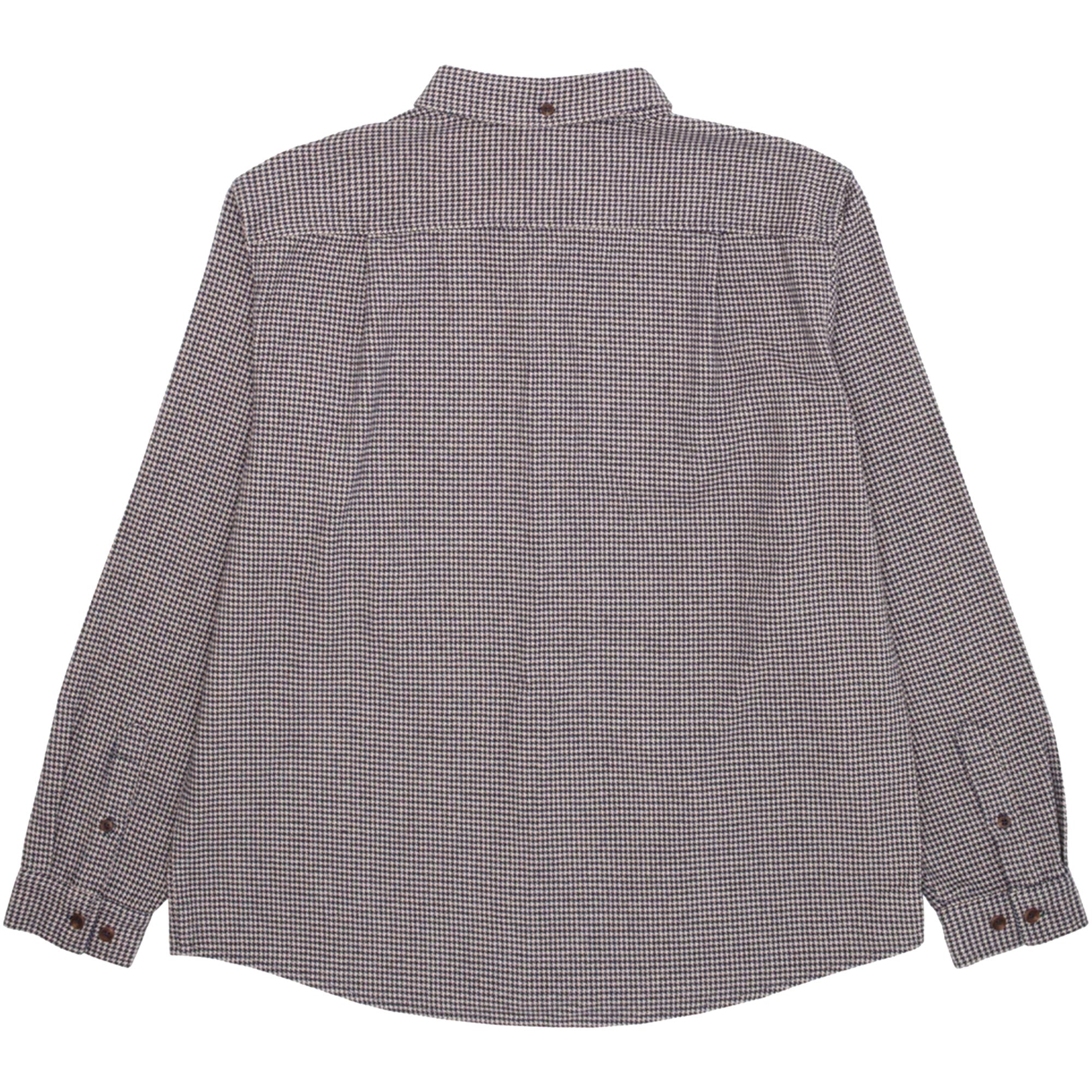 GX1000 Long Sleeve Houndstooth Button Down Shirt Blue