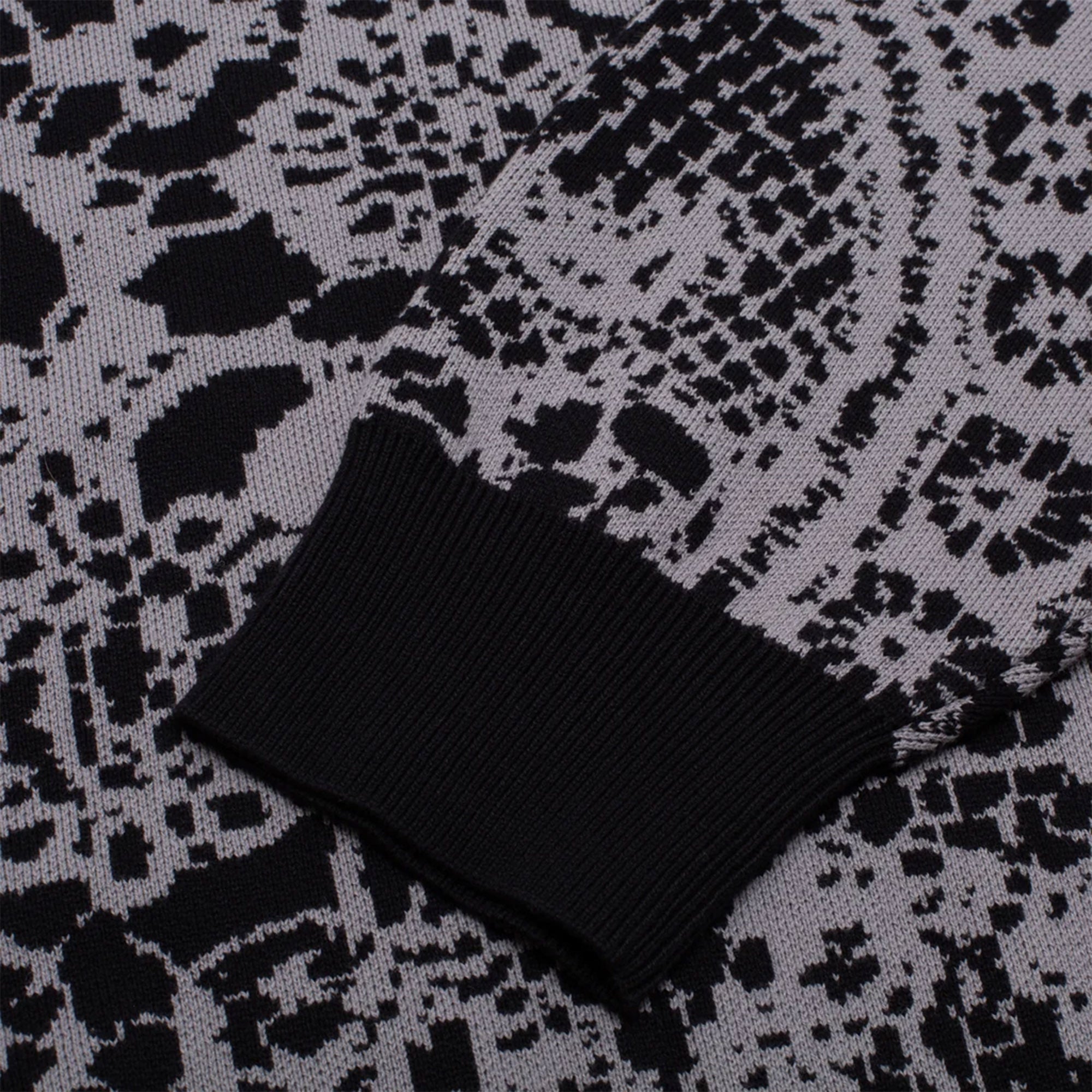GX1000 Jacquard Knit Sweater Laced Grey/Black