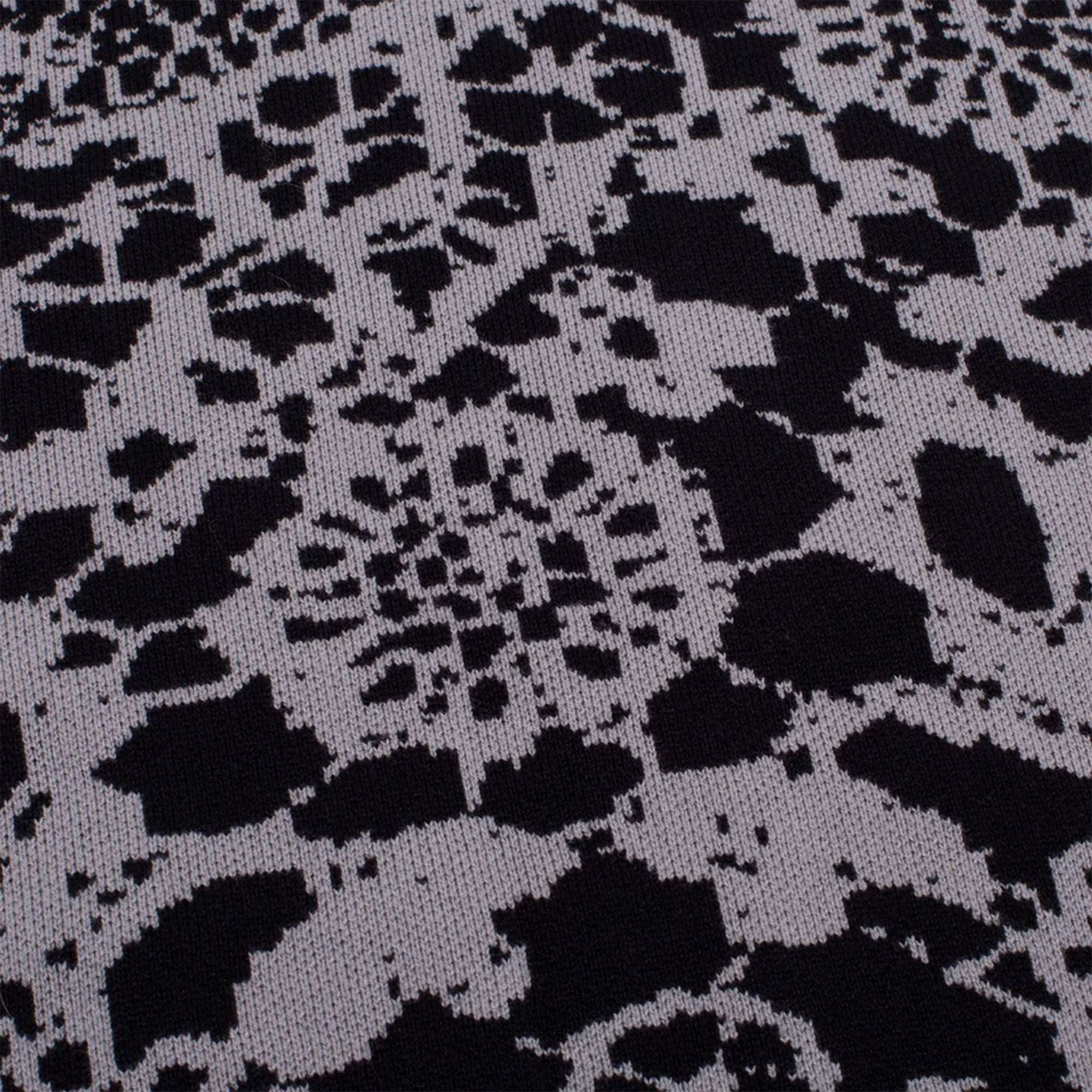GX1000 Jacquard Knit Sweater Laced Grey/Black