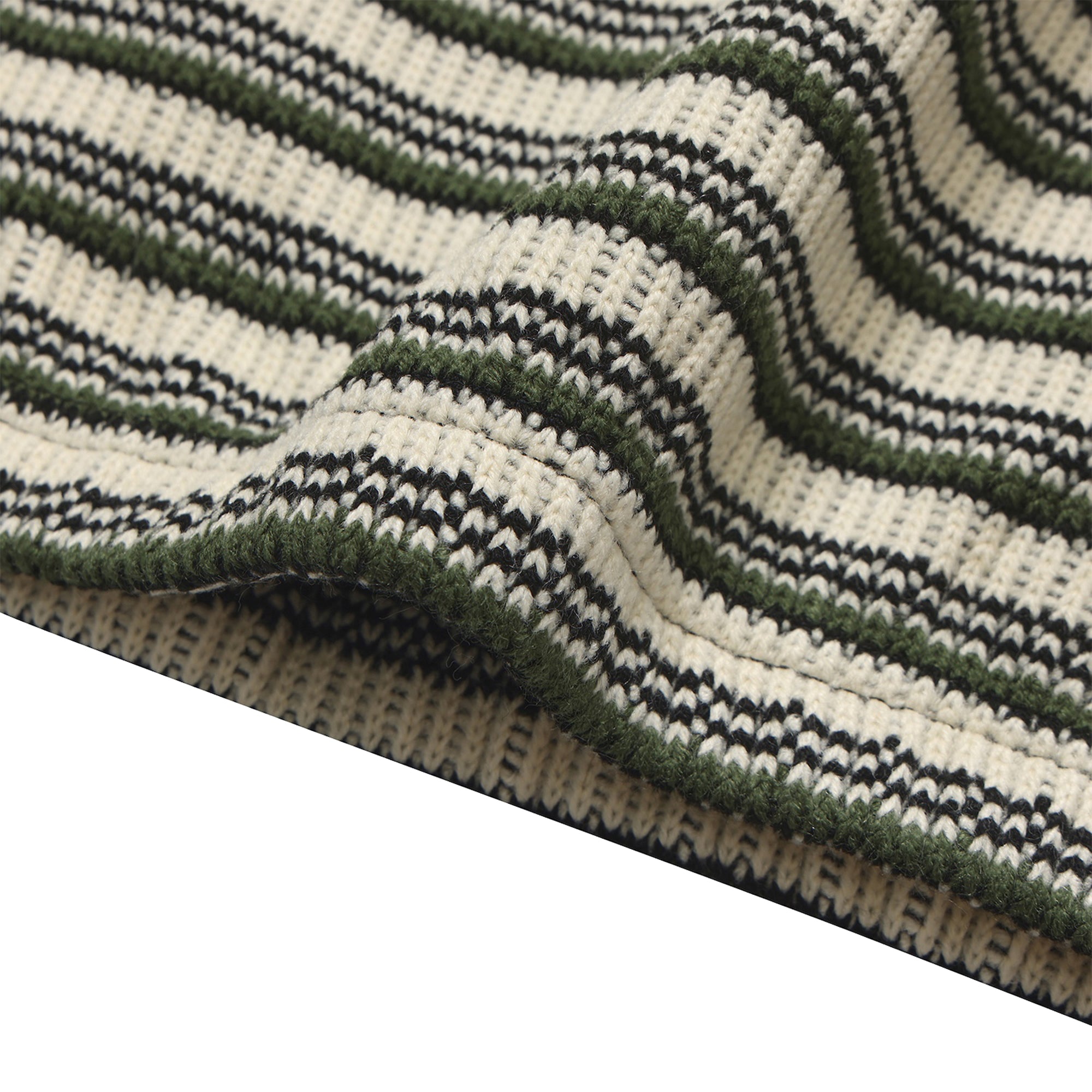 Hélas Raymond Quarter Zip Knit Striped