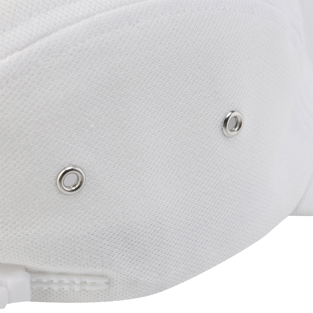 Hélas Classic Pique 5 panel Cap White