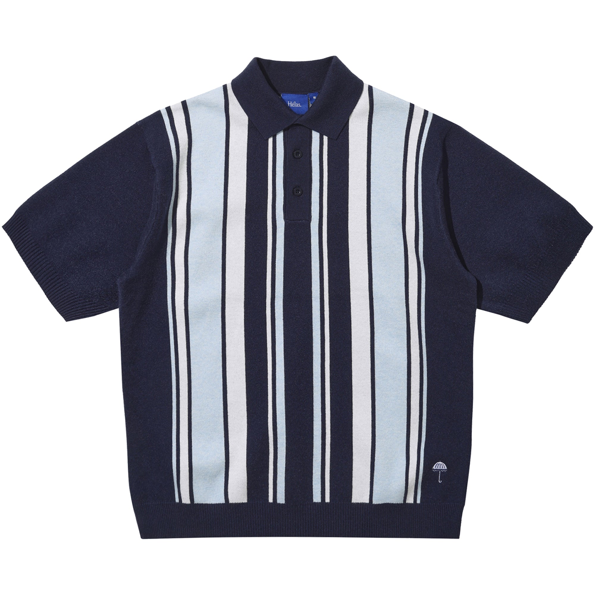 Hélas Bronx Knit Polo Navy