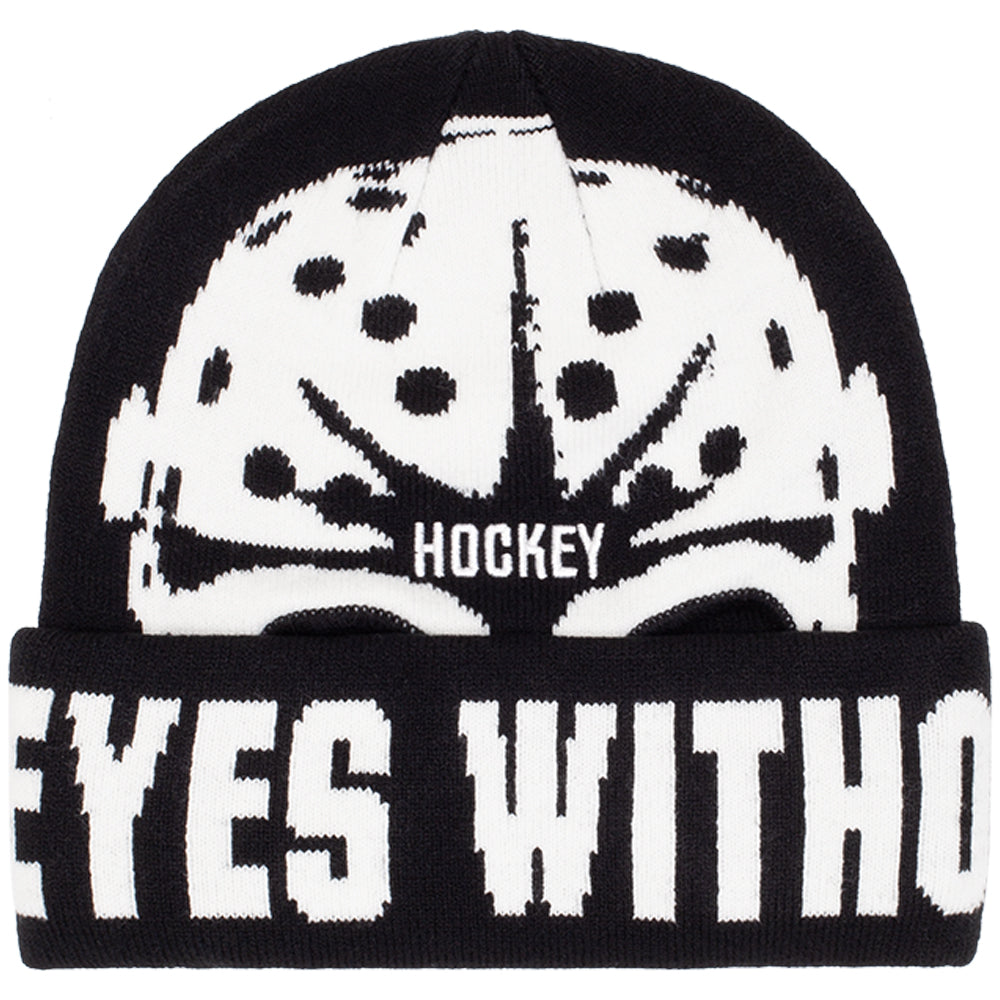 Hockey Ski Mask Beanie Black