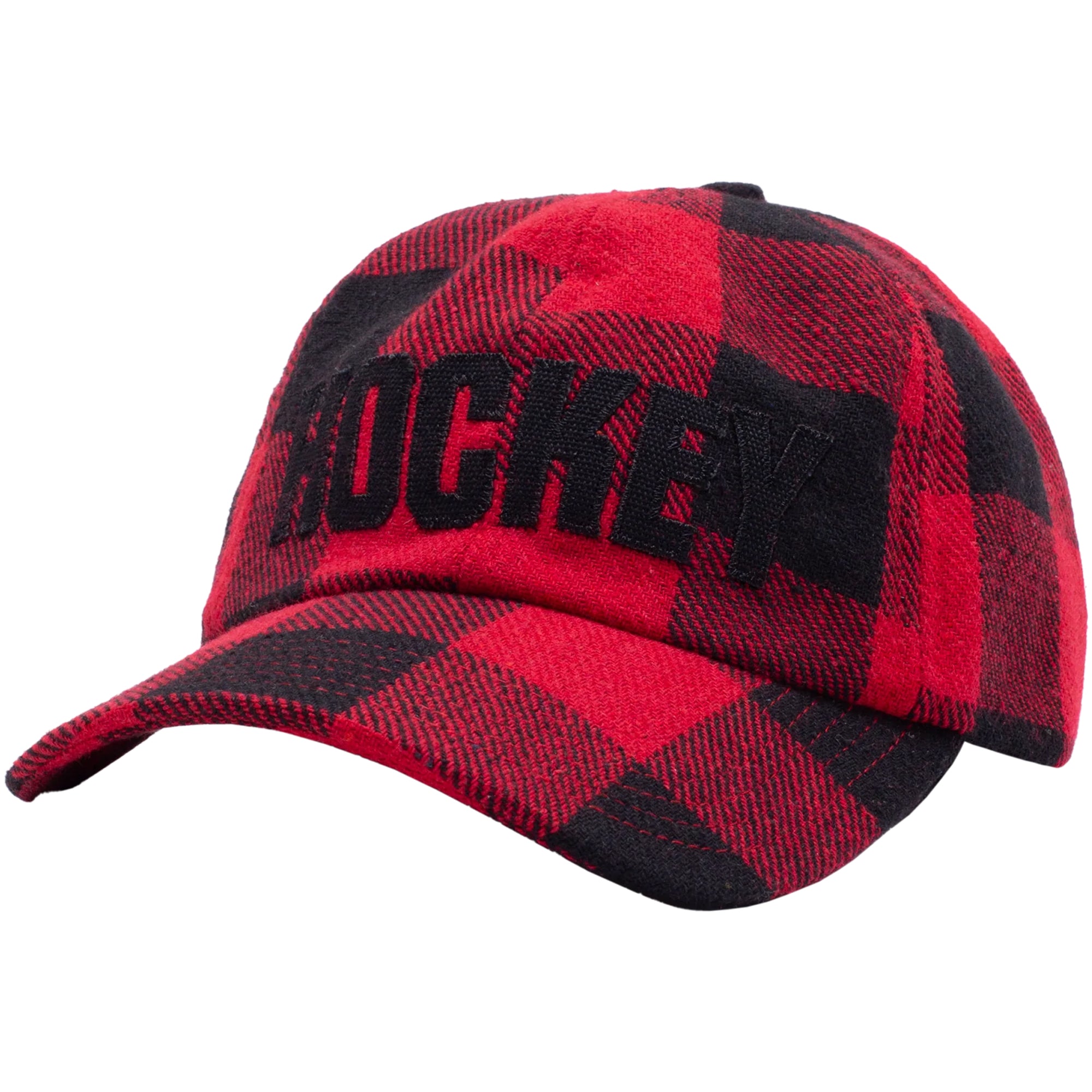 Hockey Plaid Hat Red/Black