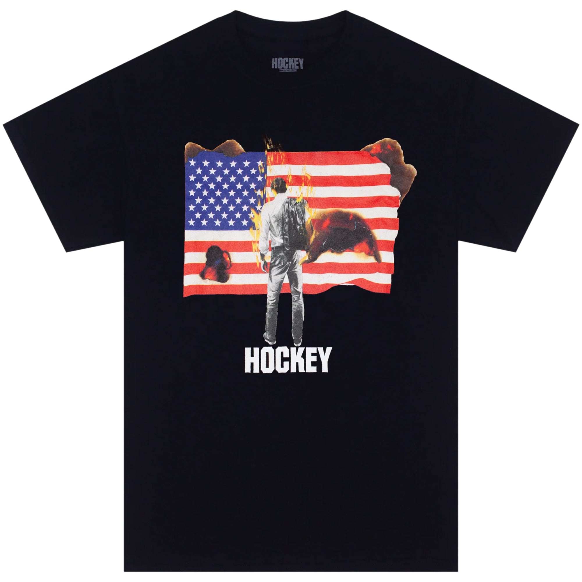 Hockey Nobody Tee Black