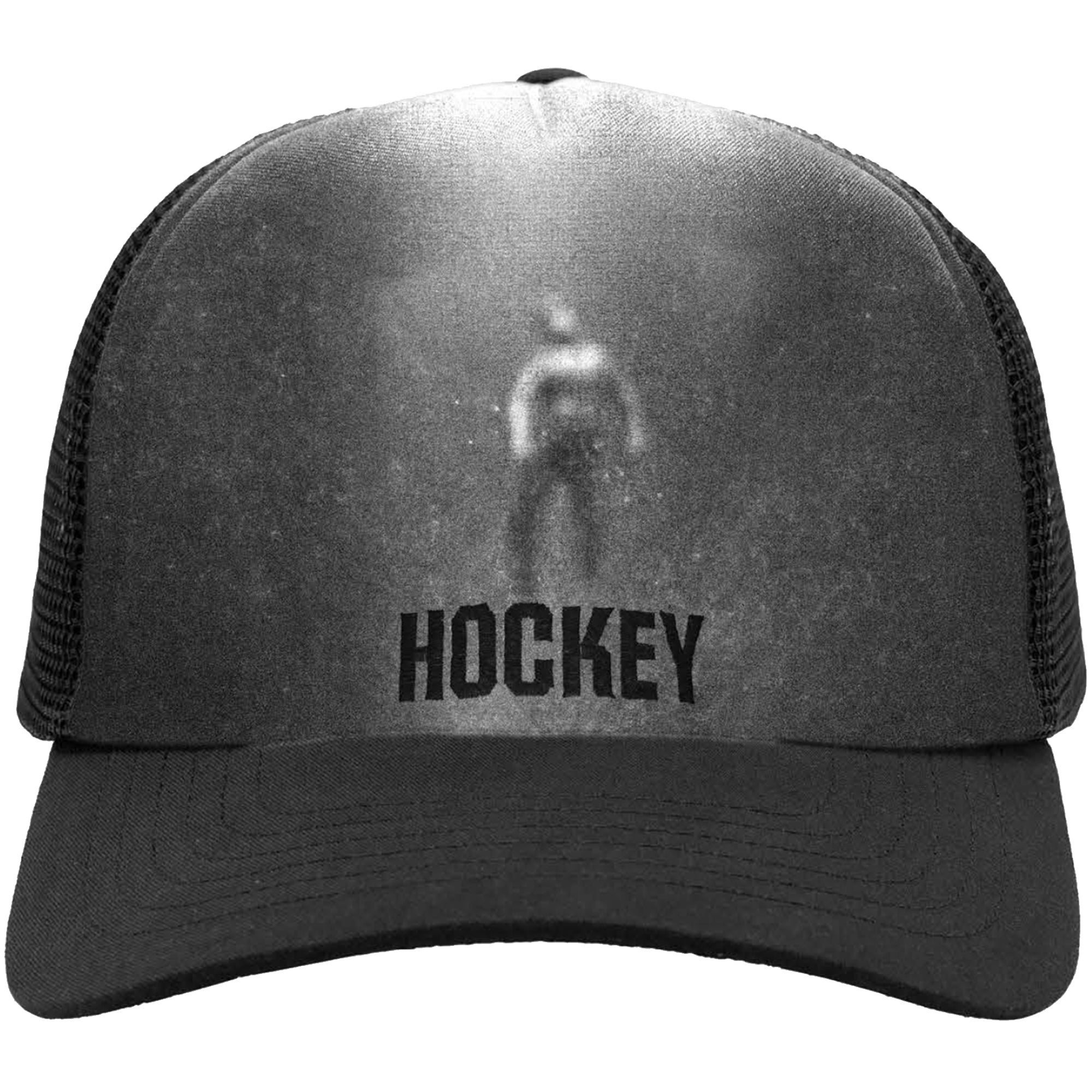 Hockey Next Level Trucker Hat Black