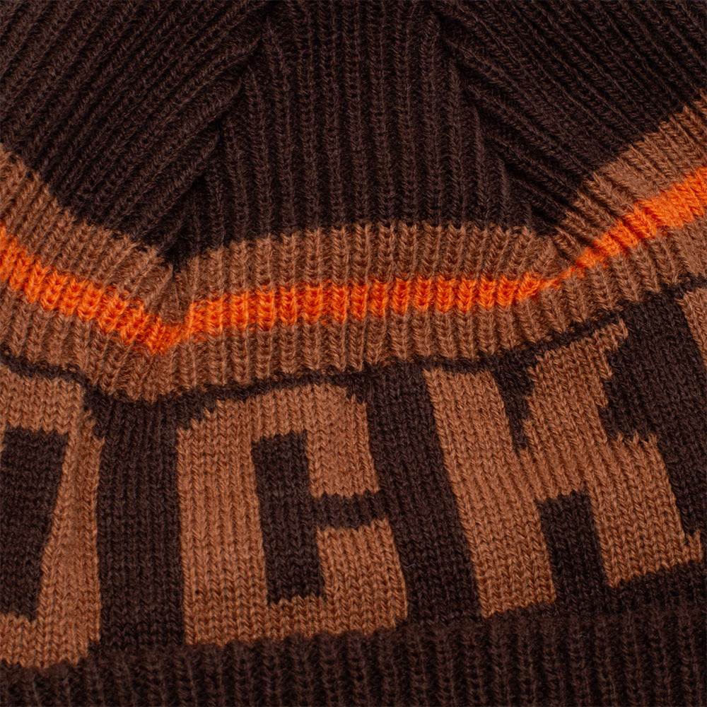 Hockey Friendly Beanie Brown