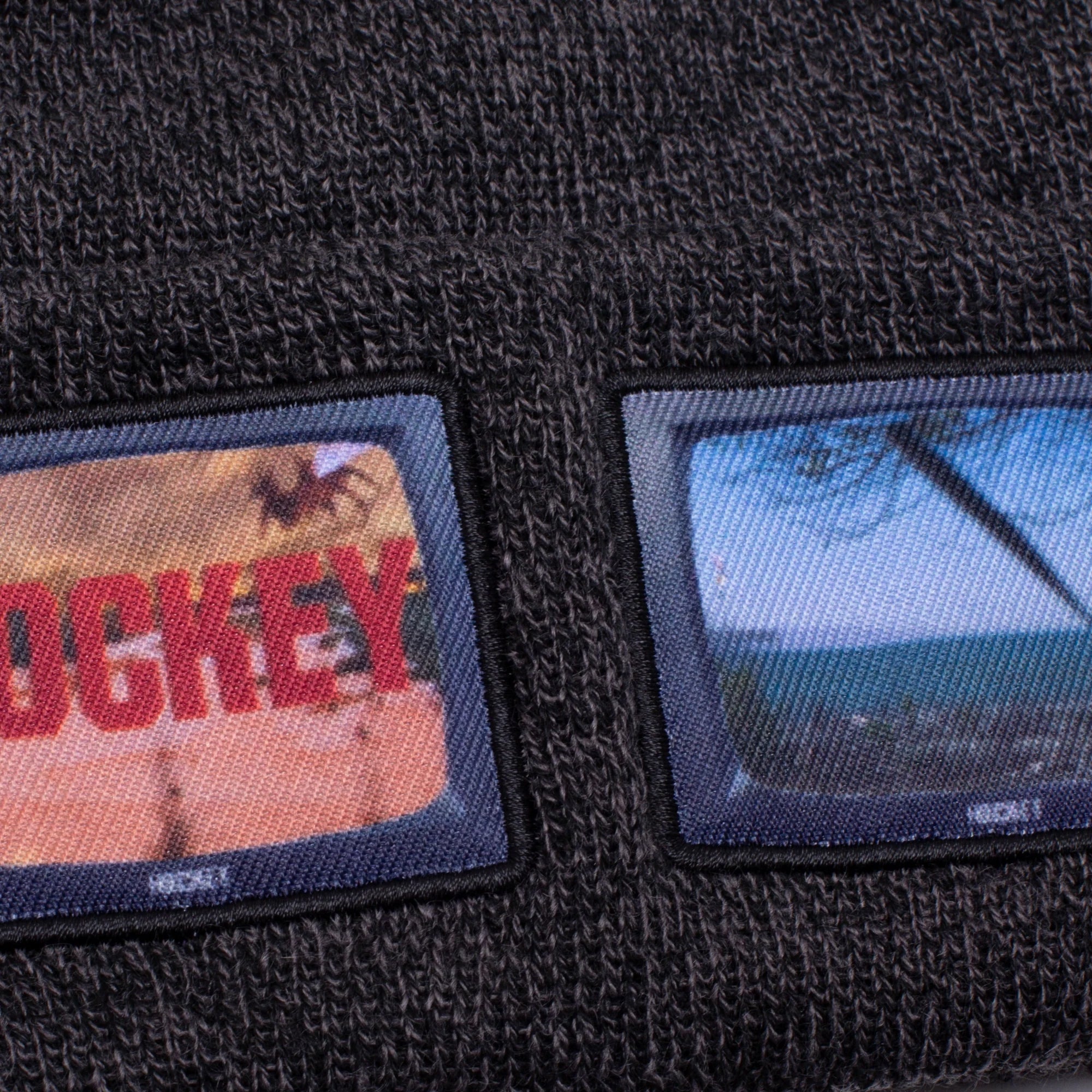 Hockey Screens Beanie Static Grey