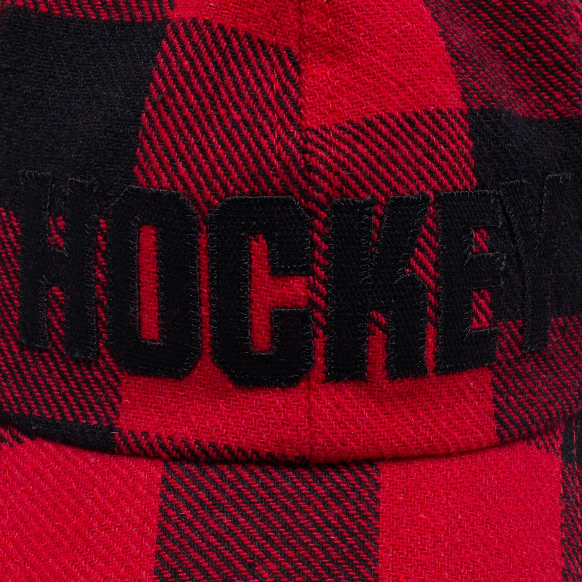 Hockey Plaid Hat Red/Black