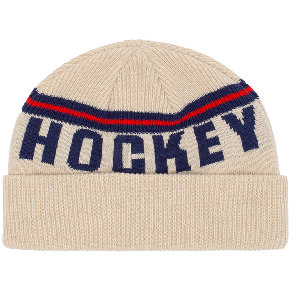 Hockey Friendly Beanie Cream
