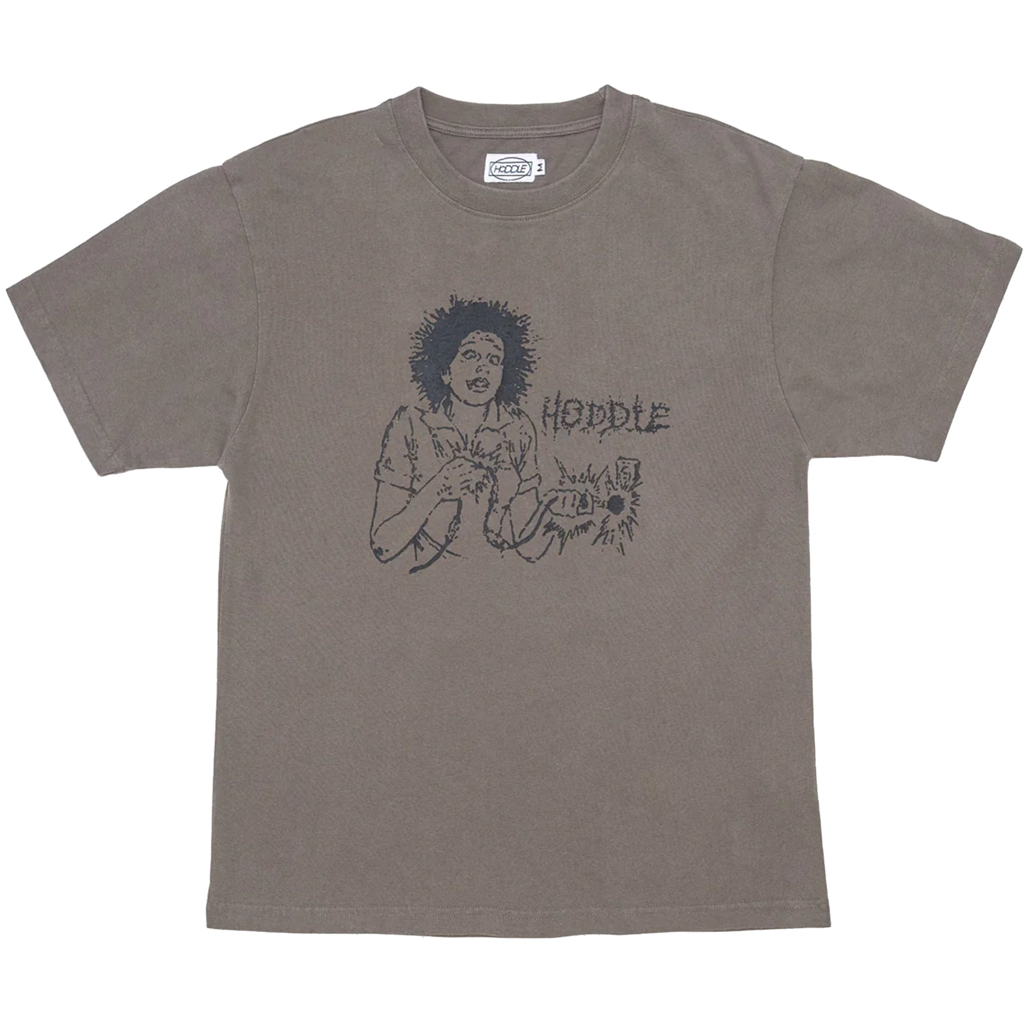 Hoddle Shock Tee Faded Black